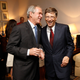 President George W. Bush with Bill Gates in Beijing, China on August 9, 2008